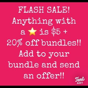 FLASH SALE